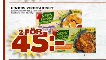 Findus vegetariskt