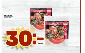 Bonum Matmarknad Falukorv erbjuda