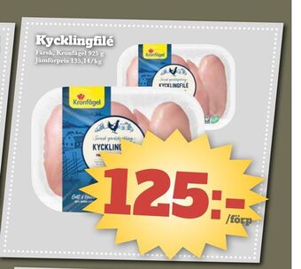 Bonum Matmarknad Kycklingfilé erbjuda