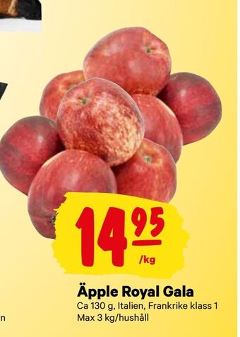City Gross Äpple royal gala erbjuda