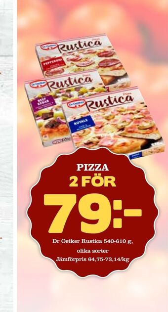 Bonum Matmarknad Pizza erbjuda