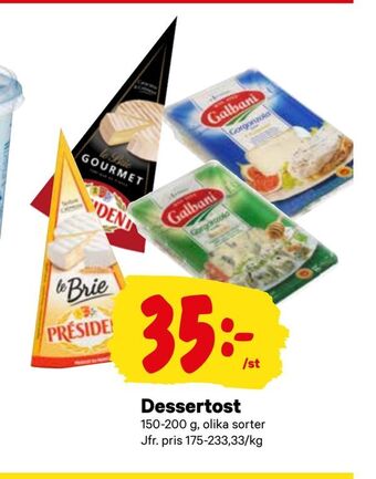 City Gross Dessertost erbjuda