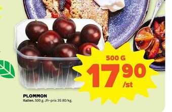Coop Forum Plommon erbjuda