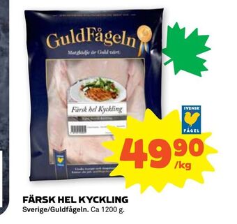 Coop Forum Färsk hel kyckling erbjuda