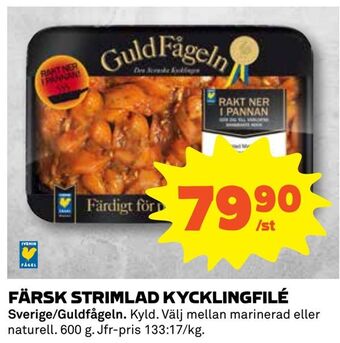 Coop Konsum Färsk strimlad kycklingfilé erbjuda