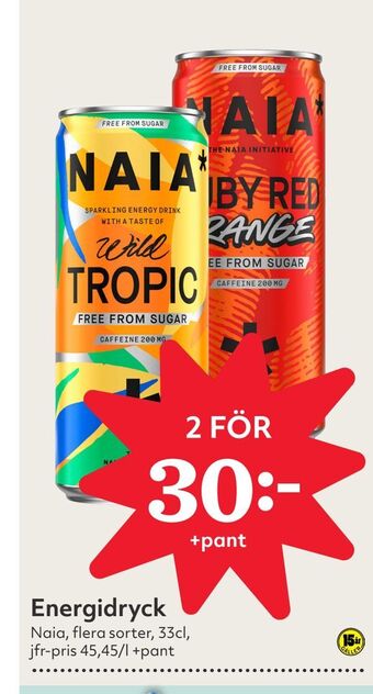 Hemköp Energidryck erbjuda