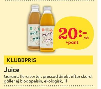 Hemköp Juice erbjuda
