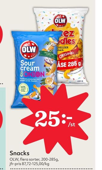Hemköp Snacks erbjuda