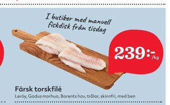 Hemköp Färsk torskfilé erbjuda