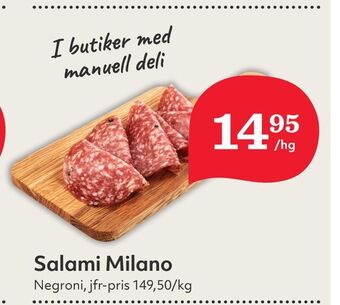 Hemköp Salami milano erbjuda