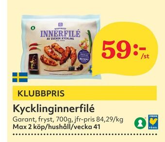 Hemköp Kycklinginnerfilé erbjuda