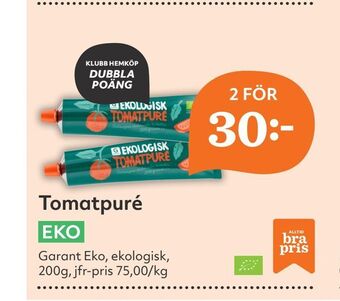 Hemköp Tomatpuré erbjuda