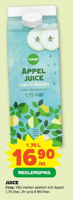 Stora Coop Juice erbjuda