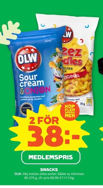 Stora Coop Snacks erbjuda