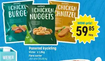 Panerad kyckling