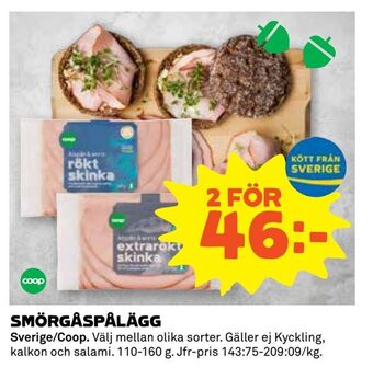 Coop Extra Smörgåspålägg erbjuda
