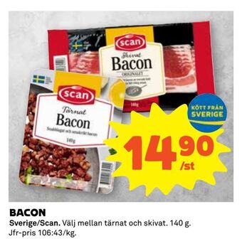 Coop Extra Bacon erbjuda