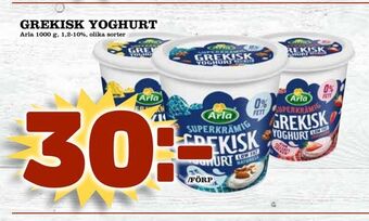 Din Mat Grekisk yoghurt erbjuda