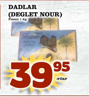 Matvärlden Tensta Dadlar (deglet nour) erbjuda