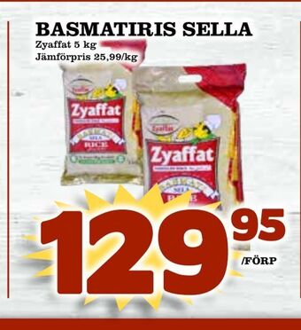 Matvärlden Tensta Basmatiris sella erbjuda