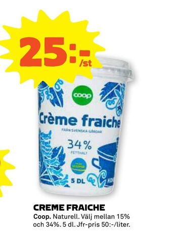 Stora Coop Creme fraiche erbjuda