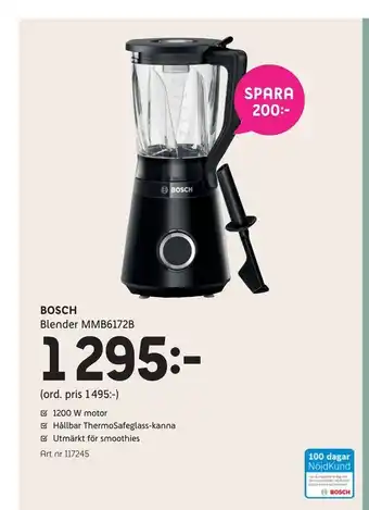 Elon Bosch blender mmb6172b erbjuda