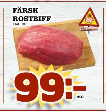 Matdax Färsk rostbiff erbjuda