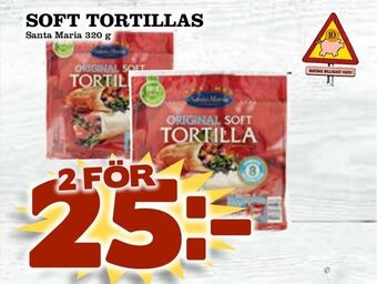 Matdax Soft tortillas erbjuda