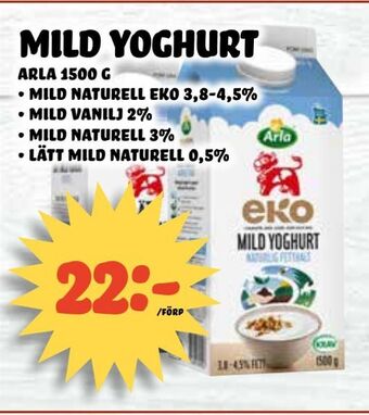 Nelins Mild yoghurt erbjuda