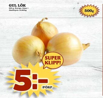 Gul lök