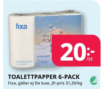 Tempo Toalettpapper 6-pack erbjuda