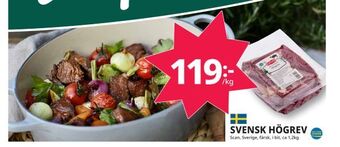 Tempo Svensk högrev erbjuda