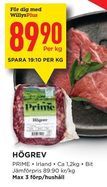 Willys Högrev erbjuda