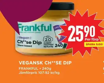 Vegansk ch**se dip