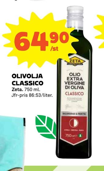 Coop Olivolja classico erbjuda
