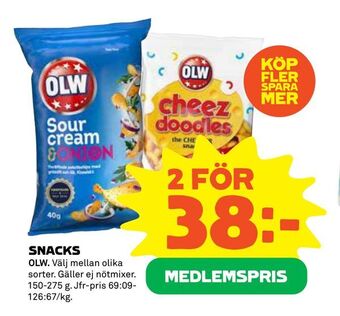 Coop Snacks erbjuda