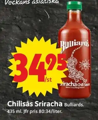ICA Supermarket Chilisås Sriracha erbjuda
