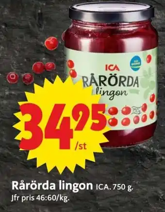 Rårörda Lingon