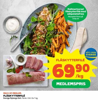 Coop Fläskytterfilé erbjuda