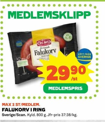Coop Falukorv i Ring erbjuda