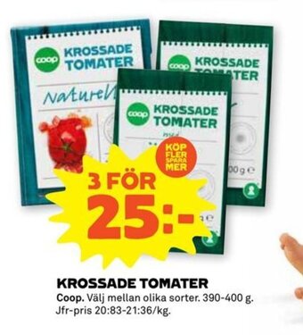 Stora Coop Krossade Tomater erbjuda