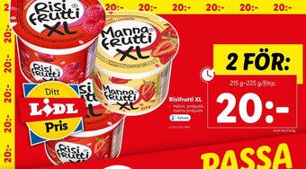 Lidl Risifrutti XL erbjuda