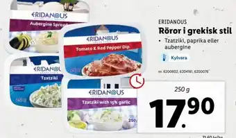 Lidl Röror i Grekisk Stil erbjuda