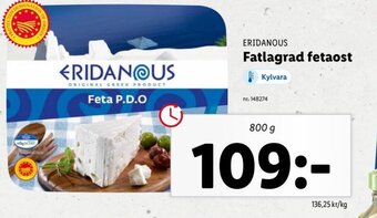 Lidl Fatlagrad Fetaost erbjuda
