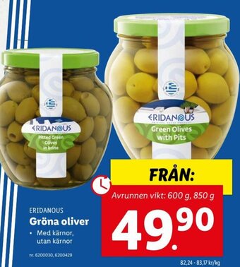 Lidl Gröna Oliver erbjuda