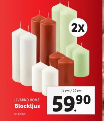 Lidl Blockljus erbjuda