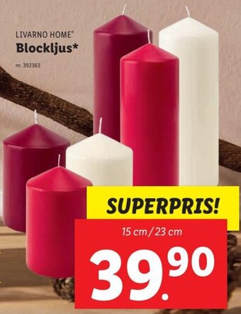 Lidl Blockljus erbjuda