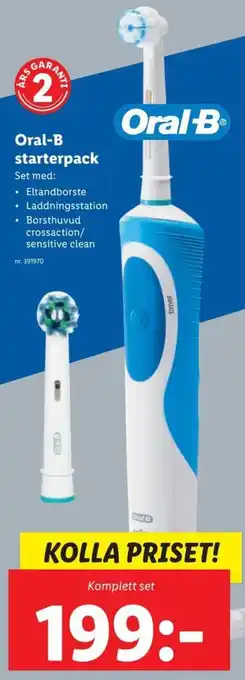 Lidl Oral-B Starterpack erbjuda