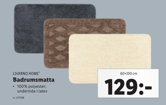 Lidl Badrumsmatta erbjuda