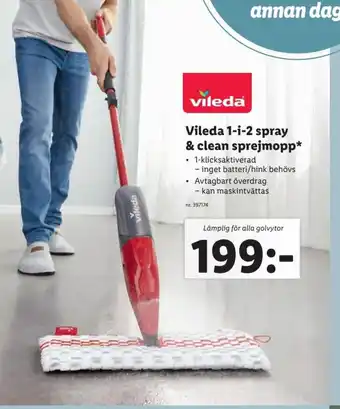 Lidl Vileda 1-i-2 Spray & Clean Sprejmopp erbjuda